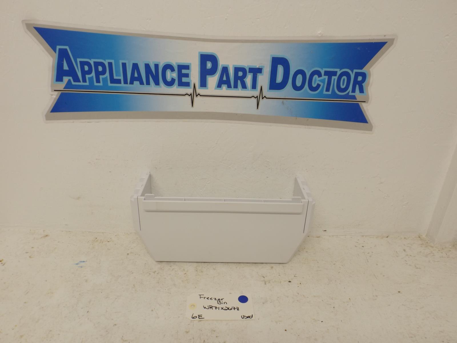 GE Refrigerator WR71X2678 Freezer Bin Used GE Refrigerator WR71X2678 Freezer Bin Used
